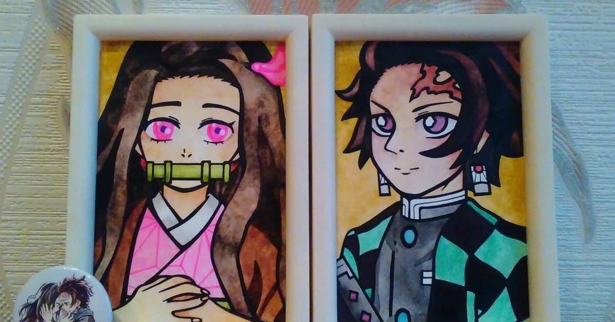 Nezuko and Tanjirou Пикабу