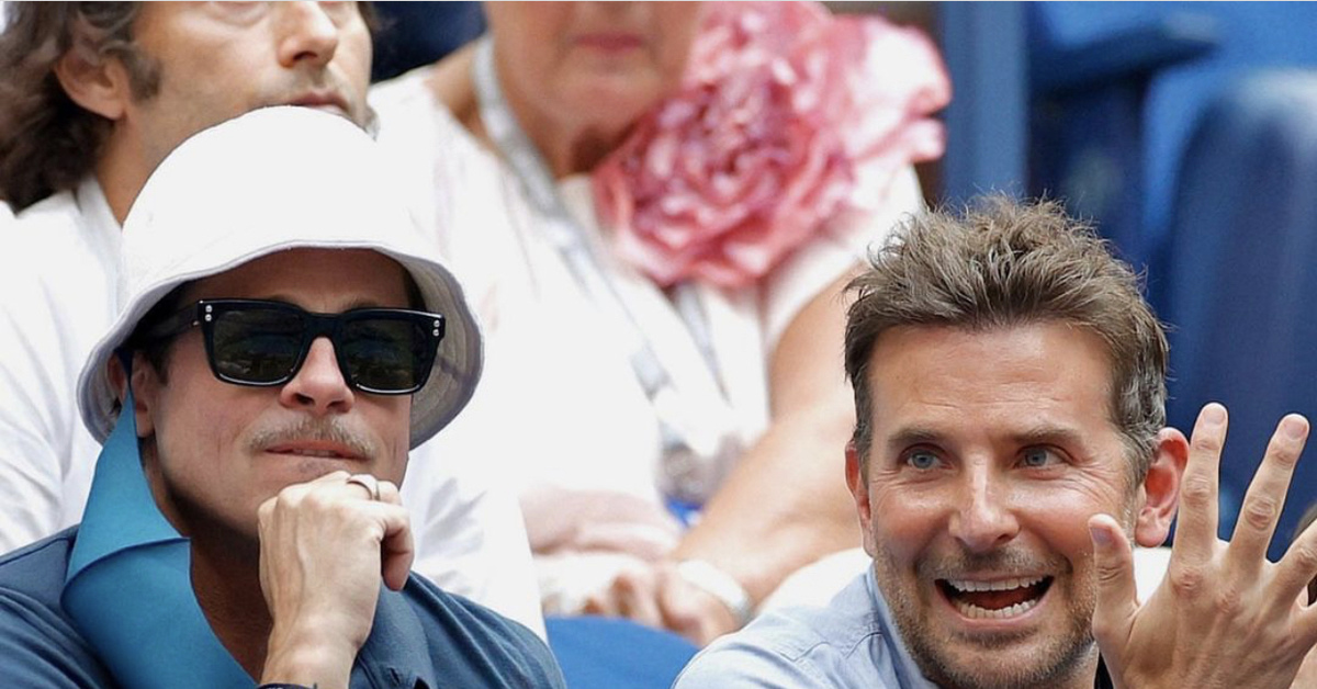 Brad Pitt And Bradley Cooper Us Open