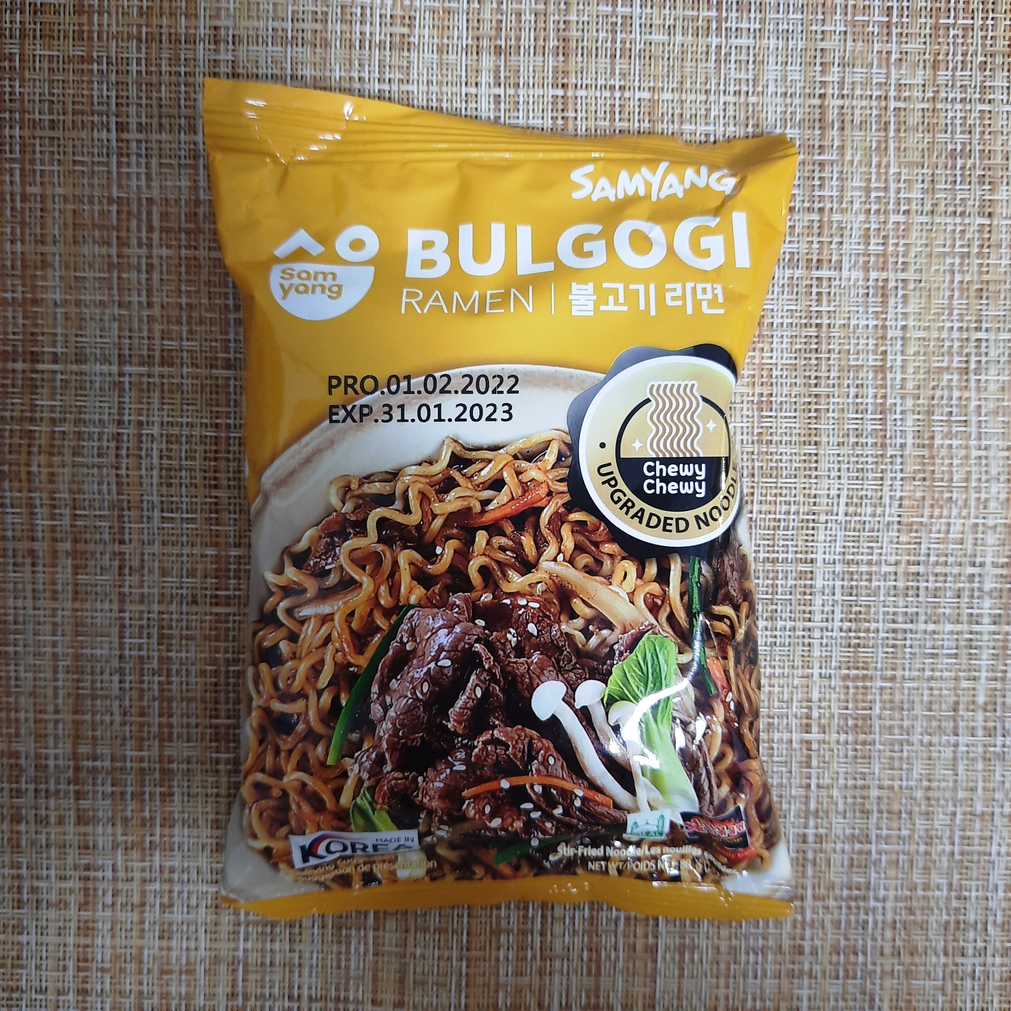 Bulgogi Ramen Samyang