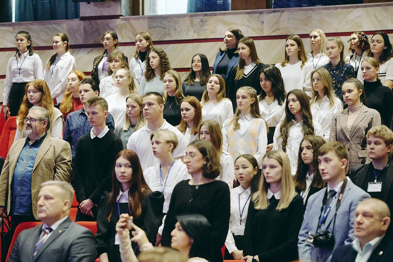 The Winners Of The All Russian Competition Anthem Of Russia In Clear