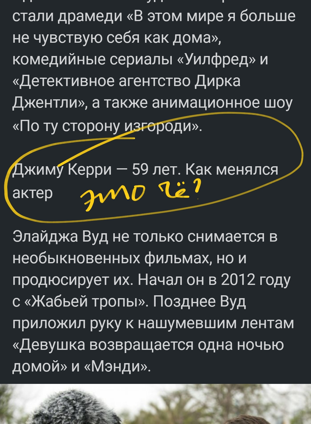 Почувствуй себя старым. Элайдже Вуду сегодня стукнуло 40 лет | Пикабу