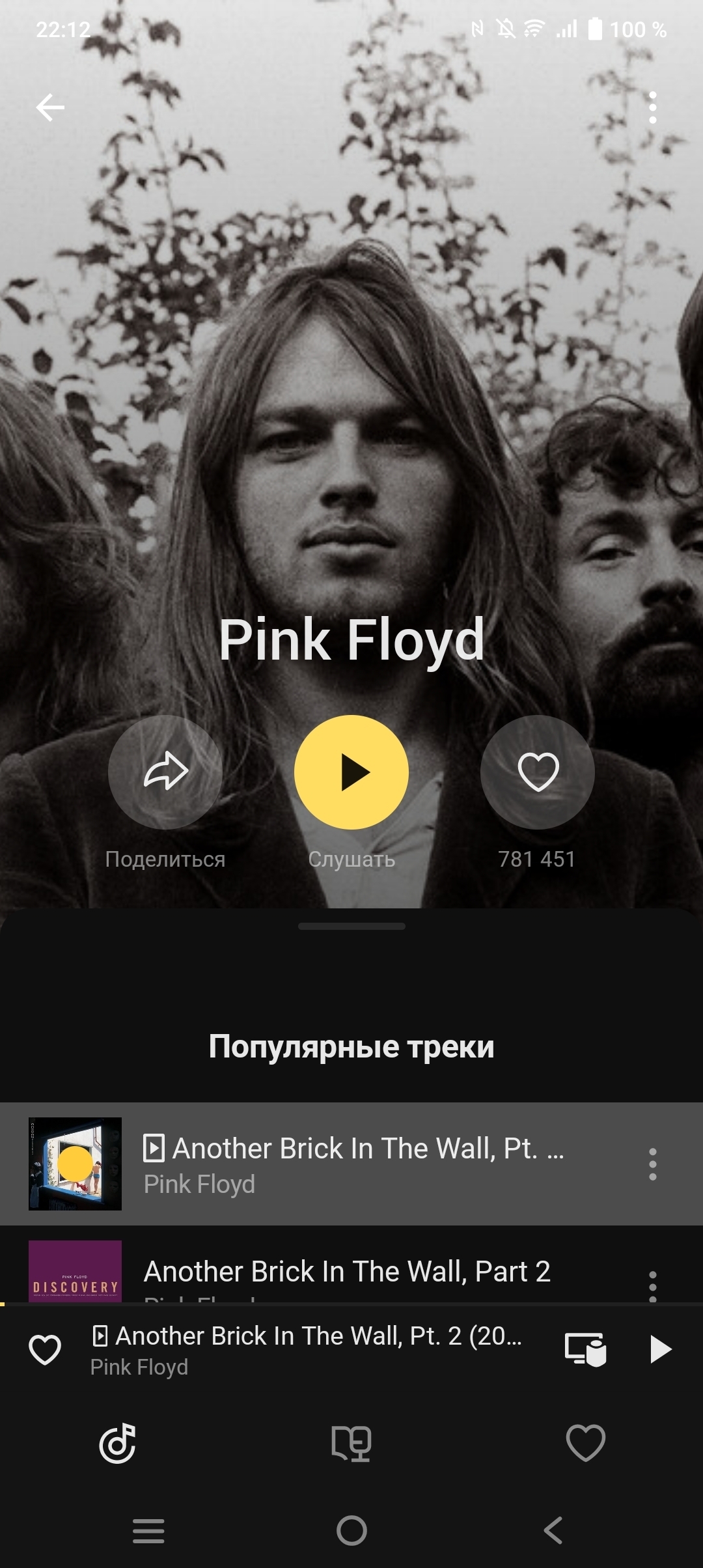 Pink Floyd удалили всю музыку со стриммингов в России и Белоруссии | Пикабу