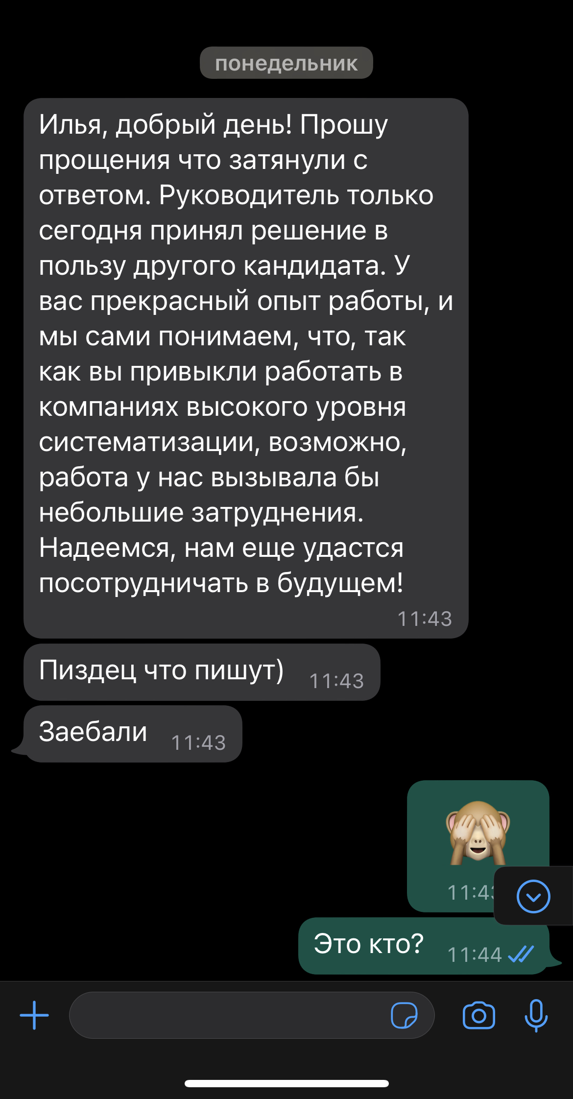 Собеседование | Пикабу