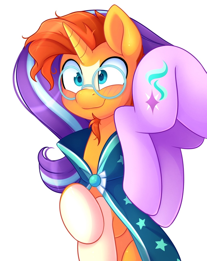 Ҹ  My Little Pony, Sunburst, Starlight Glimmer, MLP Edge, Scarlet-spectrum