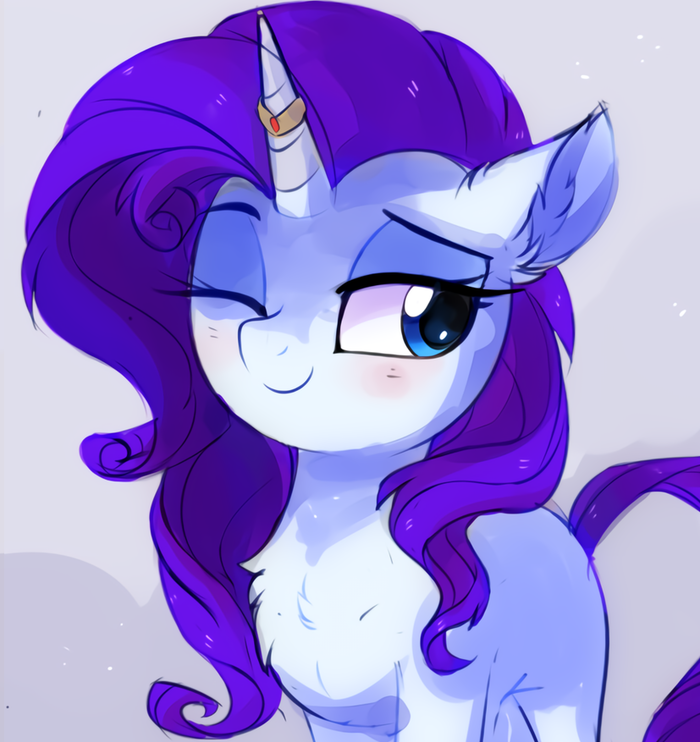 Blushing Rarity
