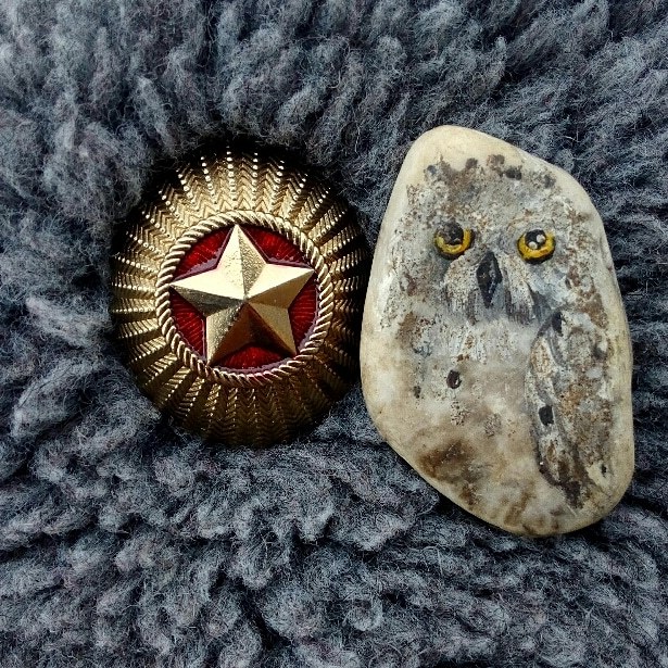 Before and after - My, Army, Owl, Art