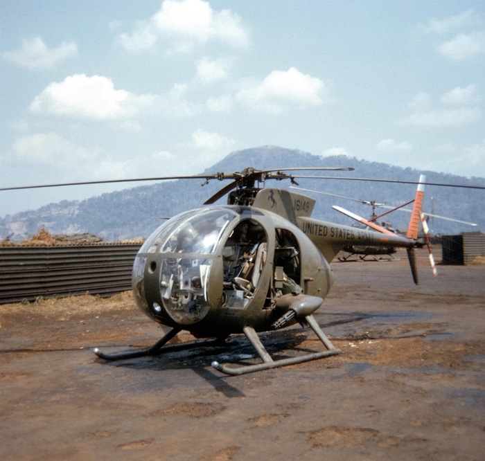 OH-6 Cayuse. Vietnam war combat bee. - My, Helicopter, Vietnam war, , Longpost