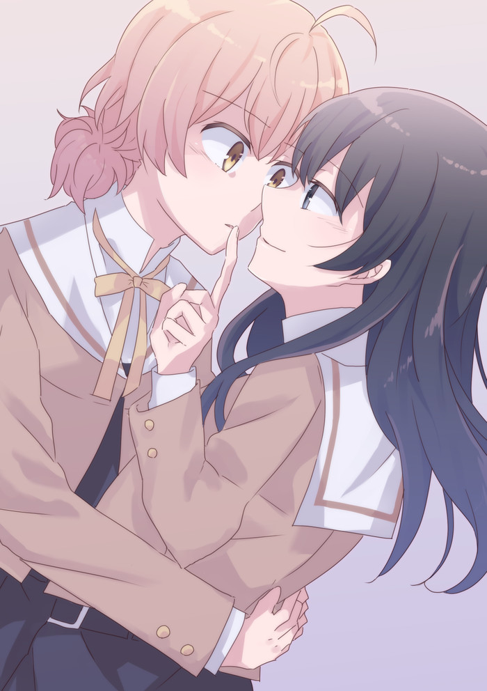 Bloom into you - Yagate kimi ni naru, Yuri, Yuu Koito, Touko Nanami, Anime art, Anime