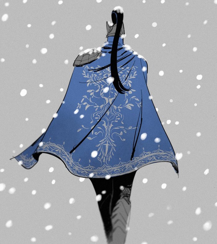 Why did not the original Artorius cape be long? - , , Dark souls, Artorias, Seth the Great Wolf, Comics, Games, Art, Longpost