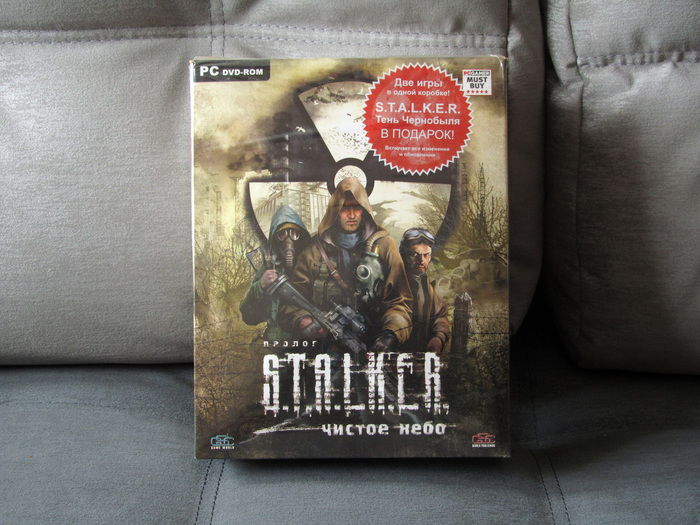 S.T.A.L.K.E.R. Чистое небо. Подарочное издание - Моё, Коробка, Stalker Clear Sky, Чистое небо, Stalker Shadow of Chernobyl, Видео, Длиннопост, Сталкер: Чистое небо, Сталкер: Тень чернобыля