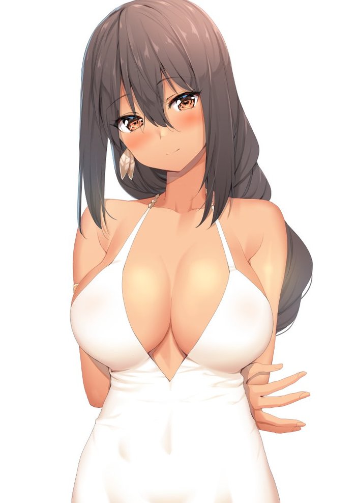 South Dakota - Azur lane, South Dakota, Boobs, Anime art, Anime, Art