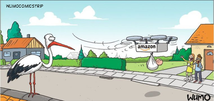 Competition - Wulffmorgenthaler, Comics, Stork, Family, Newborn, Delivery, Amazon, Quadcopter