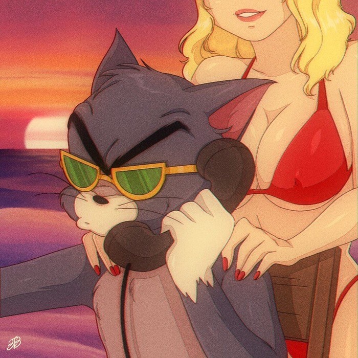 Who has similar art? - NSFW, Tom and Jerry, Cartoon characters, 18+, Art