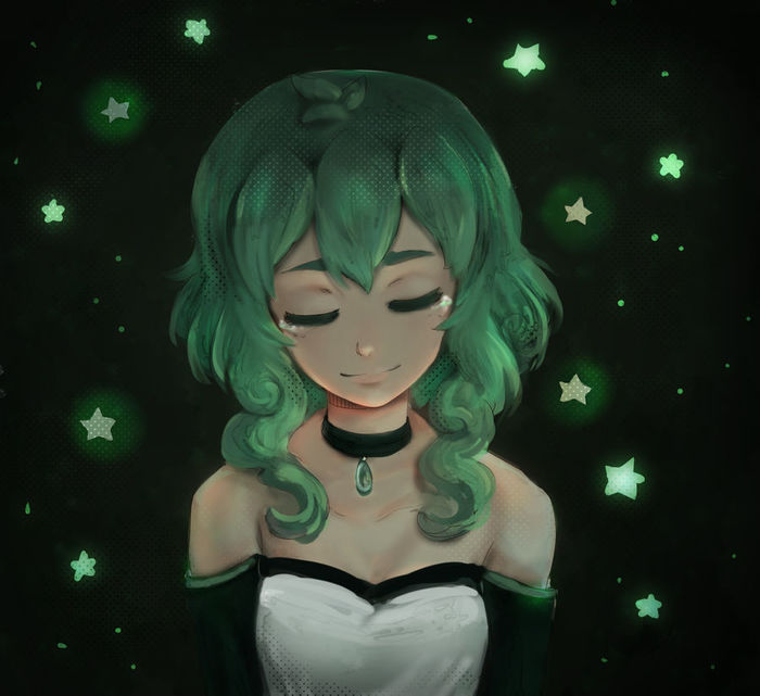 green star - Anime, Not anime, Vocaloid, Gumi megpoid, Anime art