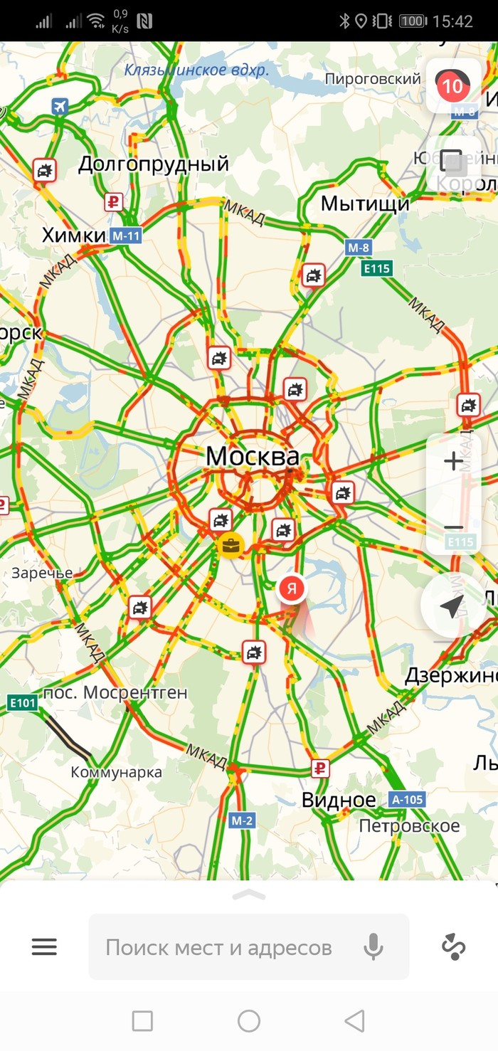 We did it - 2.10 points. - Traffic jams, Moscow, Congestion, Longpost