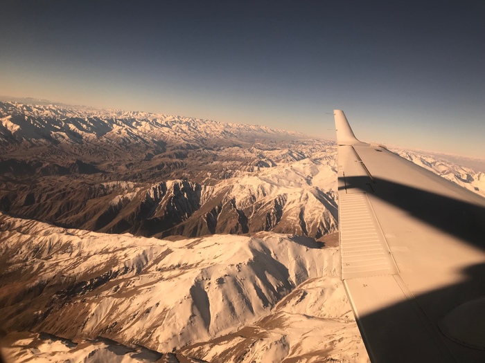 Afghanistan from a bird's eye view - My, Afghanistan, The mountains, beauty of nature, Snow