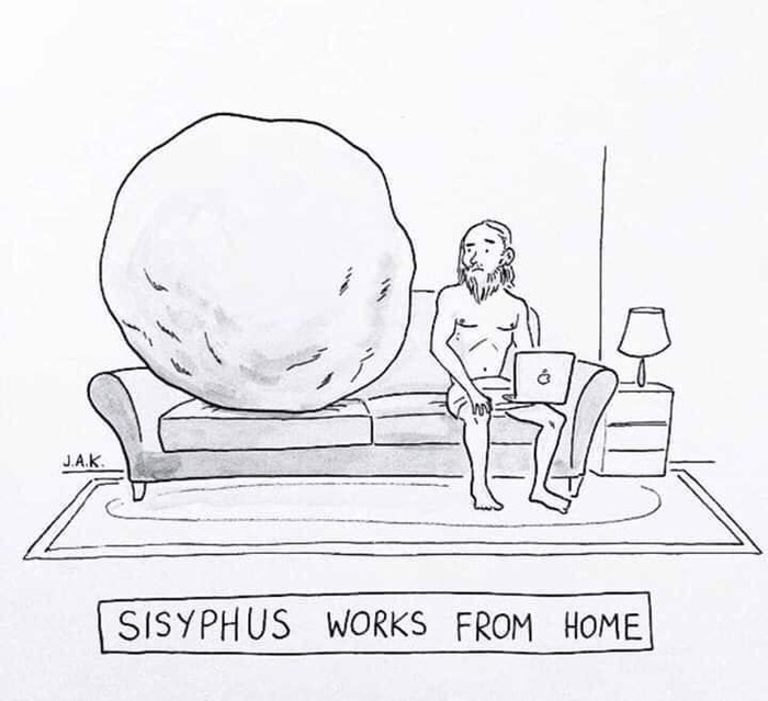 Oh that Sisyphus.. - Apple, Myths, Comics