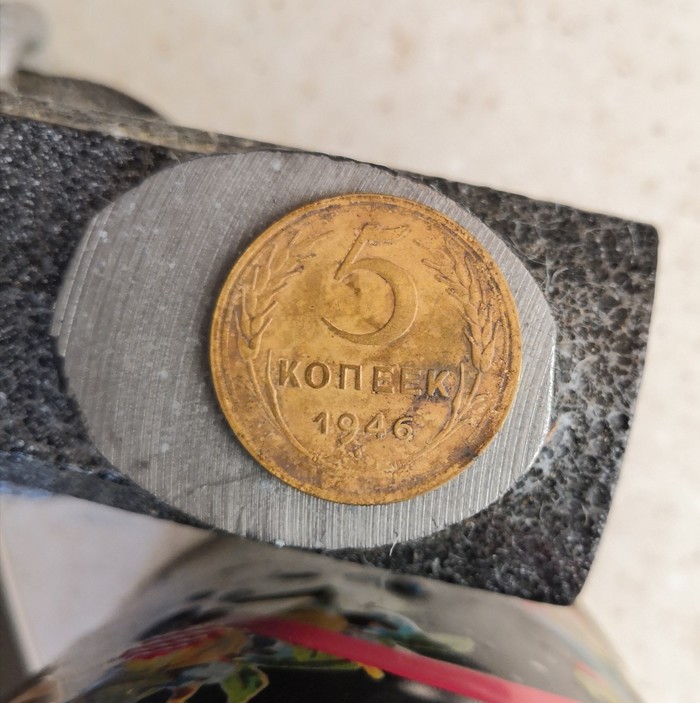 An experiment on cleaning Soviet coins. - My, Coin, Cleaning, Dremel, Polishing, Longpost