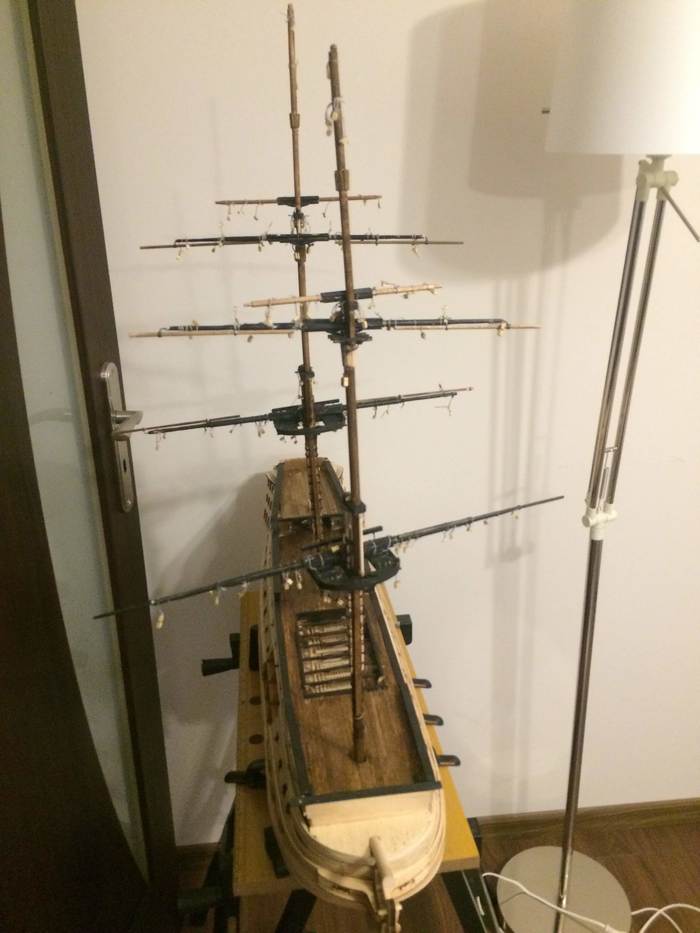 How the model HMS Victory (Admiral Nelson's ship) was built. - My, Victory, , Handmade, Ship modeling, Wood products, Longpost, Deagostini