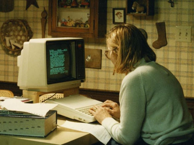 Computers of the 80s. - 80-е, Computer, Longpost, Old photo