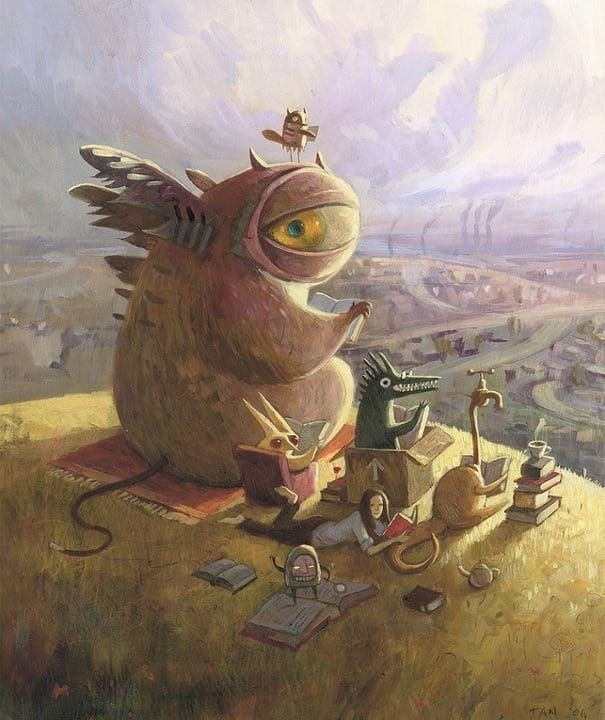 Художник Shaun Tan - Арт, Рисунок, Иллюстратор, Шон Тан, Длиннопост