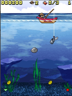 Help finding a fishing game on a feature phone like Fishing 2: Off the Hook - Mobile games, , Simulator, Arcade games