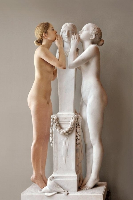 Strawberry Riot Superposition - NSFW, Longpost, Art, The statue, Girls, Sculpture