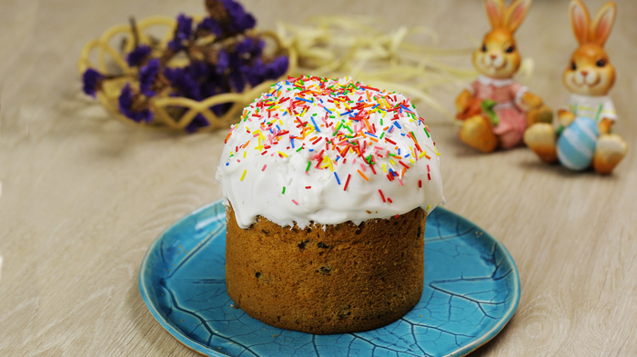 Easter cake WITHOUT yeast - My, Recipe, Kulich, Easter, , Video