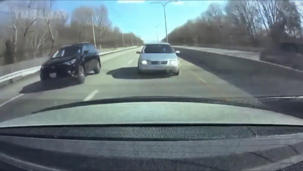 Drivers are different. - Road, Speed, Checkers, Road accident, GIF