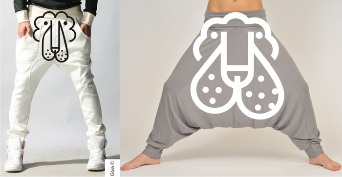 Pants prints - My, Purse, Pants, Fashion, Animals, Genitals, 