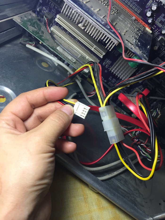 Where is this wire? - Old pc, My, Intel