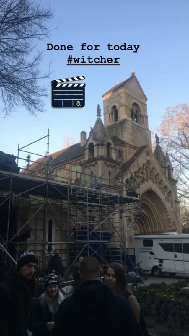 New photos from the filming of the series The Witcher from Netflix - Witcher, Netflix, Temple, , Longpost