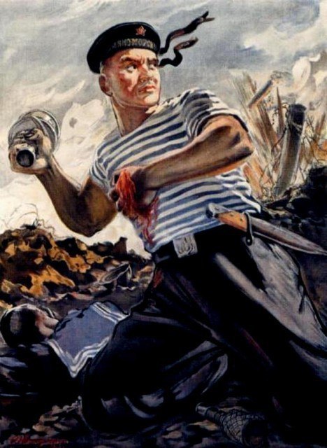 Grenade master. - , The Great Patriotic War, Heroes, 1941, Sevastopol, the USSR, Longpost