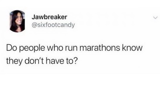 She still doesn’t know about Konyukhov - Marathon, Question, Duties, Run, Sport, Twitter