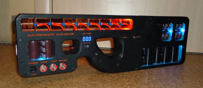 Gauss Gun COBRA - My, Gaussian cannon, Coilgun, , Weapon, Video, Longpost