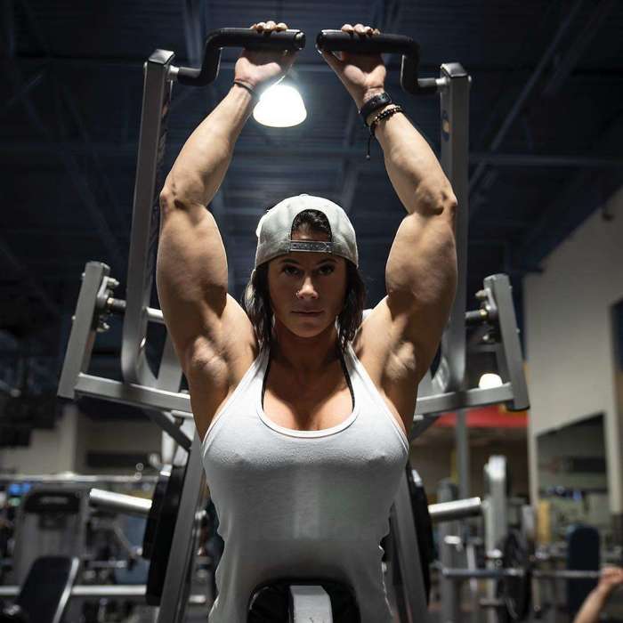 Look into my eyes, leather bag! - Girls, Body-building, Power