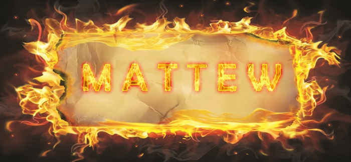 ���� � ������ ( � ���� ��� ���� MATTHEW, ������ ������ � ����� ������ � ���� �������� ������� )