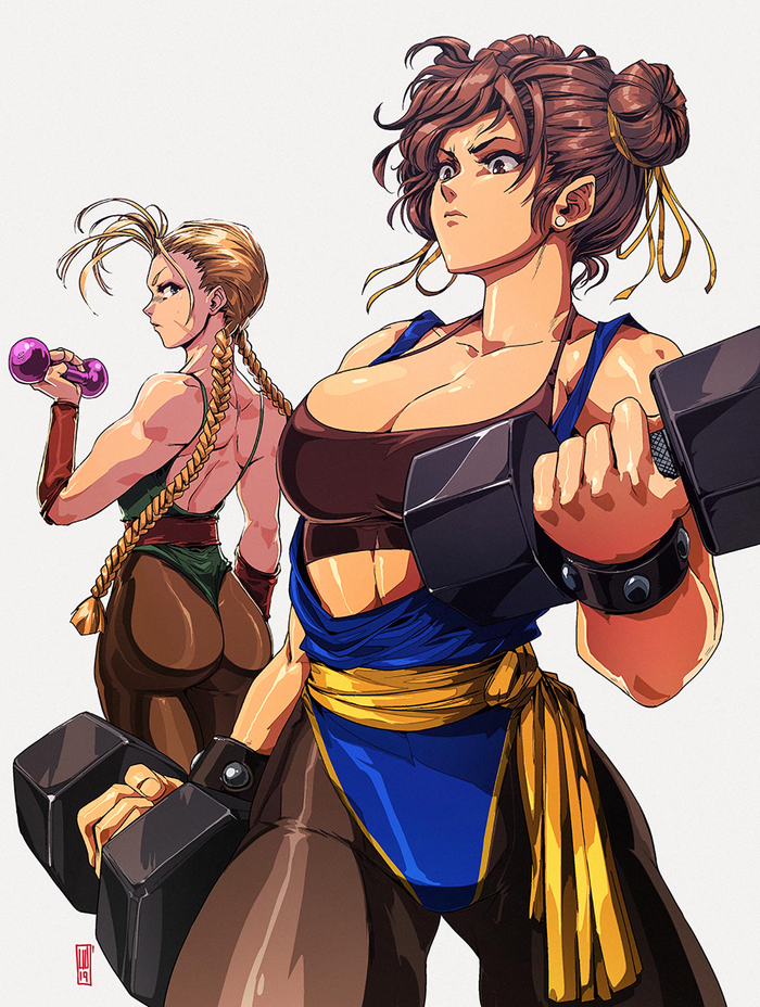 Cammy White и Chun-Li