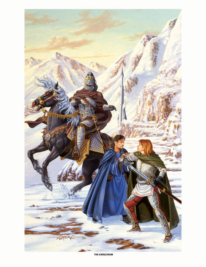 Artist Larry Elmore - Art, Fantasy, Fantasy, Girls, , Longpost