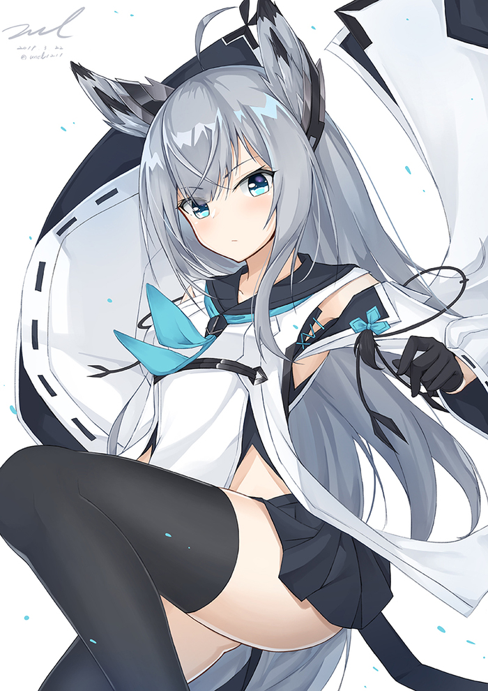 Art Silver - Anime Art, Аниме, Animal Ears, Azur Lane, Kawakaze