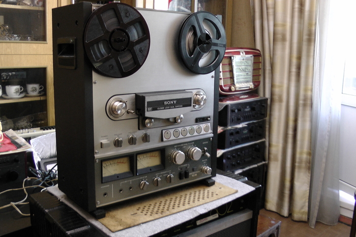 Sony TC-R6 - My, , Reel-to-reel tape recorder, Bobbinnik, Vintage audio