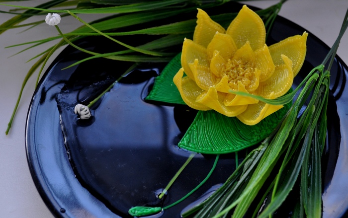Second water lily with 3D pen, ABS plastic - Longpost, Flowers, Hobby, Creation, , 3D pen, My