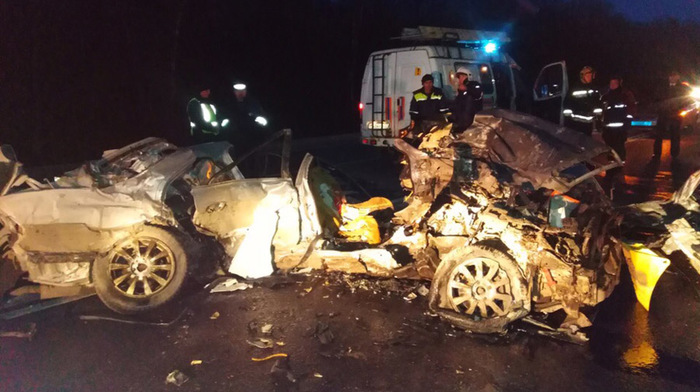 An accident on the M-7 highway in the Vladimir region claimed the lives of two young people - Road accident, Crash, Vladimir, Hyundai Sonata, Longpost