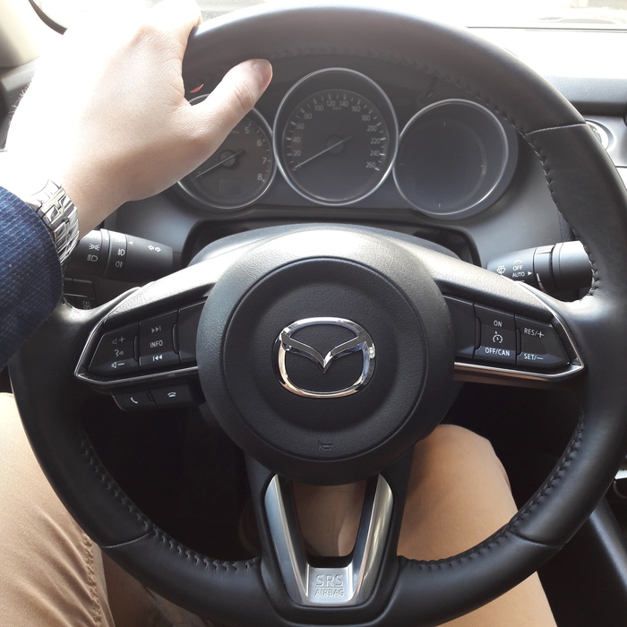 On the wave of posts about the steering wheel - Steering wheel, My, Peekaboo, 