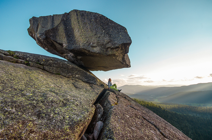 In front of the hanging stone - My, Ergaki, Travels, Tourism, Leisure, Camping, Holidays in Russia, Waterfall, Longpost