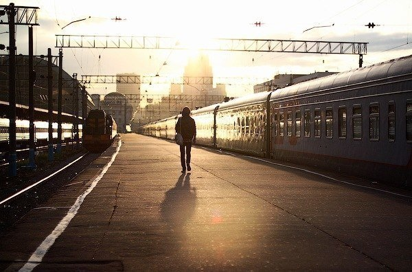 Home - My, Way home, Railway station, Poems