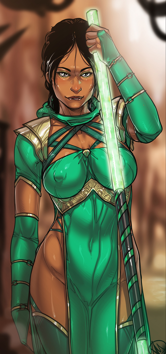 Jade - Ganassa, jade, , Mortal kombat, Mortal kombat 11, Games, Art, Longpost