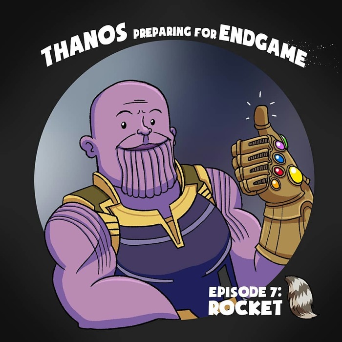 Thanos prepares for the Endgame. Rocket. - , Comics, Translated by myself, Marvel, Thanos, Longpost, Raccoon Rocket