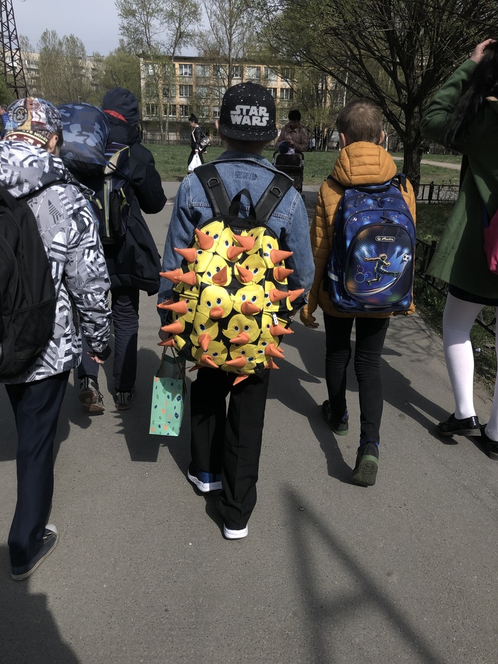 Funny combination - School, Humor, Backpack