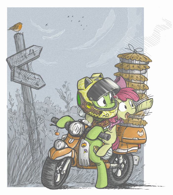 Delivery My Little Pony, Granny Smith, Applebloom, , , , , Onkelscrut